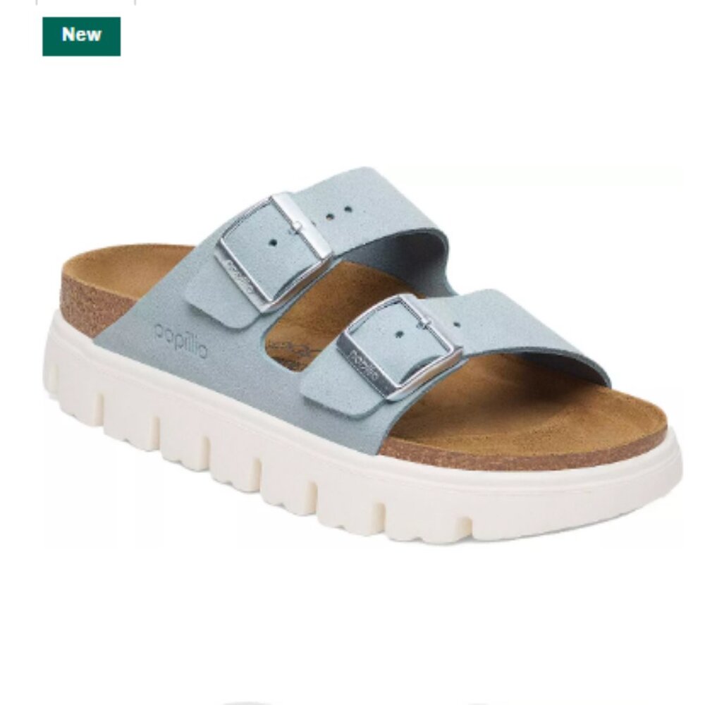 Papillio by Birkenstock Women's Arizona Chunky Platform Sandals, Baby Blue